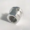 Procesamiento CNC Acero Inoxidable Rosca Interna Tubería Recta Accesorios para Tuberías de Agua Perfiles de Aluminio Piezas de Aluminio Accesorios de Ferretería
