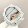 Nuevo Llegada Rojo Ankola Gota de Aceite Forma de Serpiente Trébol de Cuatro Hojas Anillo Abierto Anillo Dulce Moda para Mujer Accesorios de Alto Nivel