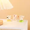 El Perro Especial Ha Llegado: Caja Sorpresa Giratoria con Figura de Resina de Cachorro Lindo, Regalo del Día Nacional, Decoración de Escritorio