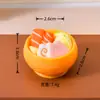 Casa de Boneca Decorações Artificiais de Ramen Japonês Resina Pequenos Acessórios DIY Cola de Creme Brinquedos de Comida em Miniatura Decorações de Mesa