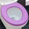 Hogar Impermeable Lindo Pegatina para Inodoro Cubierta de Asiento de Inodoro EVA Almohadilla para Inodoro Asiento Adhesivo Cojín Asiento Cubierta para Inodoro con Forma de O