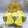 Nuevo juguete antiestrés con forma de queso para desahogarse y apretar, juguete squishy de dibujos animados, regalo para niños y estudiantes, premio pequeño
