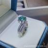 Suministro transfronterizo de anillo de acero inoxidable para hombre anillo de compromiso de diamantes para mujer anillo de diamantes para boda accesorios para boda ventas directas de fábrica