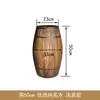 Barriles Decorativos de Roble, Barriles de Cerveza, Barriles de Vino para Exteriores de Madera Maciza, Accesorios de Exhibición para Bares y Bodegas, Accesorios para Bodas, Personalizables