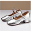 Zapatos de Baile Latino para Niños Zapatos de Rendimiento de Suela Blanda Zapatos de Baile a Cuadros Zapatos de Rendimiento de Baile de Salón Niños Niñas