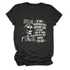 Si Mis Personalidades Amazon Ebay Sitio Independiente Camiseta de Manga Corta con Cuello Redondo de Moda y Única para Mujer