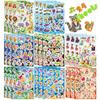 Adesivos Decorativos Impermeáveis com Tema de Animais de Desenho Transfronteiriços Adesivos para Caderno Infantil Artesanato para Garrafas de Água Scrapbook