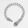 Louis Liu Yifei mismo collar cadena de clavícula animal serpiente europea y americana traje de collar pulsera de metal pesado de alta calidad