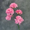 Flores artificiales de hortensia de múltiples cabezas para arreglos de boda, decoración de ventanas, arreglos florales, flores de seda hechas a mano, adornos de flores artificiales transfronterizos al por mayor