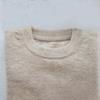 Suéter Base Versátil de Color Sólido con Cuello Redondo, Nuevo Estilo Otoño e Invierno 2025 para Niños y Niñas, Lindo y Elegante, Certificado Clase A