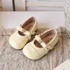 Zapatos de Cuero Estilo Coreano para Niñas 2026 Primavera Nuevos Zapatos Mary Jane Retro para Niños, Zapatos de Princesa Suela Suave Estilo Chanel para Niñas