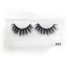 Comercio exterior estilo popular algodón grueso tallo imitación visón 18 mm pestañas postizas desordenadas largas pestañas postizas fábrica stock