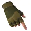 Guantes Tácticos de Paracaidista para Hombre Guantes de Medio Dedo Antideslizantes Transpirables para Exteriores Ciclismo Entrenamiento Guantes Resistentes al Desgaste Estilo para Hombre
