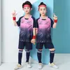 Traje de Uniforme de Fútbol Profesional para Niños Uniforme de Escuela Primaria Ropa de Entrenamiento de Verano Ropa Deportiva de Competición de Secado Rápido para Adultos con Estampado