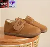 Sapatos de Inverno Femininos de Algodão com Salto Alto, Salto Baixo, Bico Redondo, Modernos e Casuais, com Velcro, Forrados com Lã, Espessos, Sola Macia
