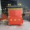 Quemador de incienso sin humo, incinerador de papel moneda y lingotes de oro para templo, incinerador de papel moneda y oro para exteriores, incinerador de papel moneda y oro para salón ancestral
