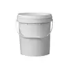 Barriles Redondos con Tapa de Presión en Varias Especificaciones, Barriles de Plástico de Grado Alimenticio, Barriles Redondos para Pintura Química con Tapas, Barriles de Embalaje 18L