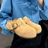 Aumento de Altura de 5 CM ~ Pantuflas Casuales Perezosas de Hebilla y Punta Cerrada para Mujer, Verano 2026, Que Aumentan la Altura, Cómodas, Pantuflas Birkenstock para Exteriores