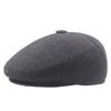 Sombrero para personas de mediana edad y mayores, sombrero de algodón con protección para los oídos para hombre, gorra cálida a prueba de viento de invierno para abuelo, gorra gruesa de terciopelo para papá