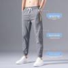 Calças masculinas estilo ferramental, nova moda primavera/verão, calças curtas soltas, calças casuais masculinas, 2024