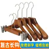 Percha para Ropa de Mujer Tienda de Ropa Percha de Madera para Ropa Venta al por Mayor Percha de Madera Antideslizante con Flocado para Niños Colgador de Ropa de Madera Sólida Estante para Pantalones Retro Almacenamiento de Madera Maciza