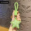 Llavero de Fruta Deshidratada con Rejilla Lindo Dibujo Animado Fresa Colgante para Coche Exquisito Colgante para Bolso de Pareja Regalo