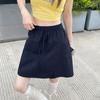 Shorts-Saia Yamamoto de Cintura Alta Relaxado Estilo Americano com Barra Dividida para Mulheres, Novo Versátil Casual para Trabalho ao Ar Livre Verão 2026