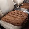 Cojín para asiento de coche otoño e invierno Nuevo terciopelo de cristal sin respaldo pequeño de tres piezas no restrictivo cálido Cojín general para asiento de coche