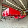 Vendas de Exportação de Plataforma Elevatória Gancho de Escada Hidráulico de 4 Eixos Caminhão de Transporte de Peças Grandes Baixo Eixo Linha Caminhão de Plataforma Plana Caminhão de Plataforma Plana Grande