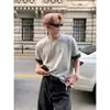 Nueva Camisa de Cuadros de Verano 2026 para Hombre Estilo Coreano Madura con Ambiente Urbano, Camiseta Holgada de Manga Corta con un Toque de Alta Gama