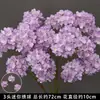 Flores Artificiais Coloridas Estilo Monet Flores Falsas Atacado Verde Roxo Arranjo de Casamento Cenário Decoração de Paisagismo