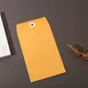 Saco de Papel Kraft com Fivela de Cobre para Liberação, Saco para Documentos Amarelo Espessado, Envelope Retro Múltiplos Tamanhos