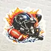 Parches de fútbol americano transfronterizos, llaveros deportivos DIY personalizados de moda, parches acrílicos