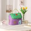 Bonita bolsa de maquillaje pequeña para mujer, bolsa de viaje portátil, bolsa de almacenamiento de cosméticos impermeable, bolsa de almacenamiento de gran capacidad