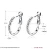 Fabricante Vende Brincos para Mulheres, Moda Europeia e Americana, Liga de Diamante Tcheco Micro-Incrustada Brincos de Celebridade, Brincos Transfronteiriços E389