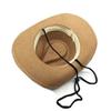 Sombrero de Paja Vaquero Denim Occidental para Hombre Verano Vintage Protección Solar Sombrero de Jazz Sombrero para el Sol Vacaciones de Mujer Sombrero de Paja con Visera