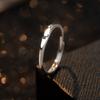 Anillo de Plata Esterlina 925 Doce Constelaciones Femenino Diseño Nicho Personalizado Anillo Abierto Simple Anillo de Dedo para Estudiante Ins Trendy