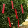Pequeñas Palabras Felices de Boda, Tiras Largas de Pegatinas de Boda, Decoración de la Habitación de Bodas de la Novia, Plantas Verdes, Plantas en Maceta, Colgantes Decorativos, Suministros para Bodas