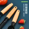 Rallador de madera engrosado juego de utensilios de cocina aguacate queso cepillo de terciopelo mango de madera aparatos generación de cabello transfronteriza