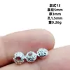 Amazon Transfronterizo Aleación Plata Brillante Cuentas Espaciadoras DIY Pulsera Collar Accesorios de Joyería Cuentas Sueltas Venta al por Mayor