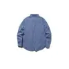 Roupas Vintage 2025 Outono Novo Estilo Japonês Simples Básico Bolso Canguru Solto Casual Xadrez Pequeno Manga Longa Camisa para Homens
