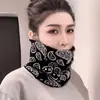 2025 Nuevo Otoño e Invierno Máscara de Anacardo Braga para el Cuello Protector de Cuello Cálido a Prueba de Frío Bufanda Colgante para Orejas Máscara Versátil a Prueba de Viento