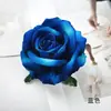 Flor de Terciopelo Simulada Cabeza Redonda Grande de Rosa Materiales para Hacer Flores para Bodas y Coches DIY Adornos Pequeños para Fotografía en Casa