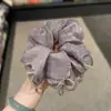 Scrunchie de Rede Fofo Estilo Francês Retrô para Mulheres, Elástico de Cabelo com Pérolas de Luxo Leve, Acessório de Cabelo Elegante e Estiloso