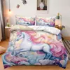 SHEIN cama três peças transfronteiriça TEMU pele de pêssego impressão digital quarto decoração de casa cama conjunto de três peças
