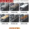Combinação de mesa e cadeira de escritório Mesa de conferência de escritório Simples moderna Sala de reunião pequena Mesa de treinamento Mesa de trabalho longa simples