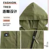 Delantal Impermeable para Uso en Cocina, Delantal para Cocina Casera, Chaqueta de Trabajo para Primavera y Otoño, Anti-Manchas, Resistente al Desgaste, Ropa de Trabajo de Manga Larga con Texto Impreso