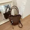 Bolso casual elegante de gran capacidad transfronterizo, nuevo bolso de hombro de moda casual de otoño 2026, bolso tipo cubo para commuting