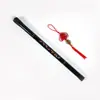 Baquetas de Yangqin tubo de bambu metal cor brilhante Acessórios de Yangqin tubo com ponta de feltro para Yangqin pacote com 3 pacote com 4 estojo de baquetas modelo novo