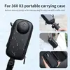 Aplicable para Insta360 X3 Kit Combinado de Estuche Protector Tapa Protectora de Lente Resistente a Rayones